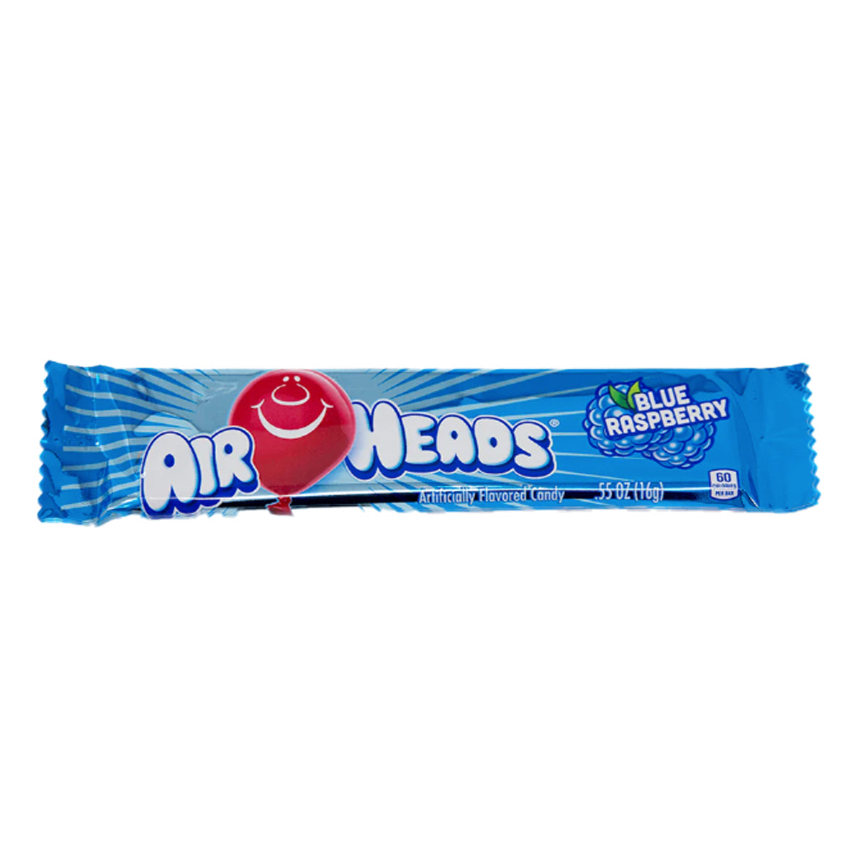 Airheads US Candy: Blue Raspberry - 15g Singles (36 Pack)