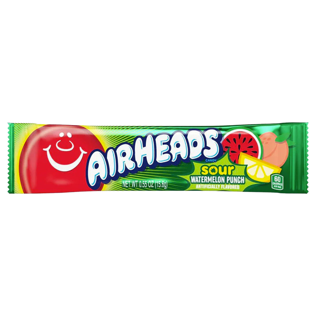 Airheads US Candy: Sour Watermelon Punch - 15g Singles (36 Pack)