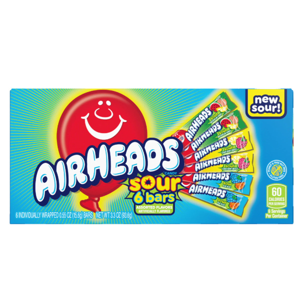 Airheads US Candy: Theater Box - 93.6g (12 Pack)