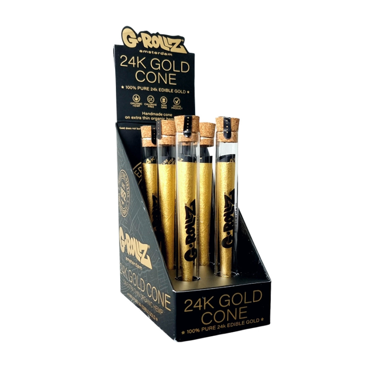 G-Rollz Cones 24k Gold 6 Pk