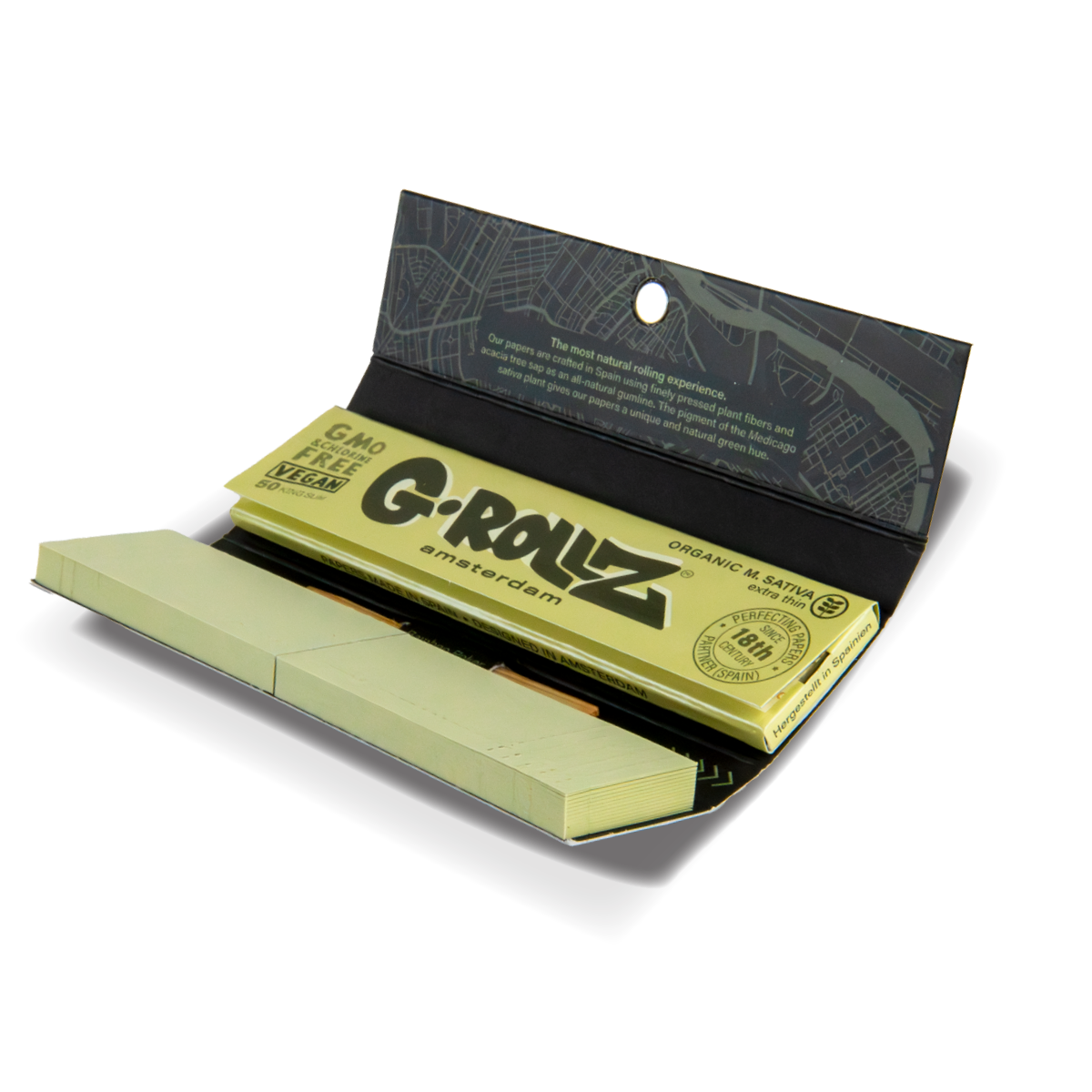 G-Rollz Papers & Filters Extra Thin Medicago Sativa 50s x 24 Pk GR36B-DIS