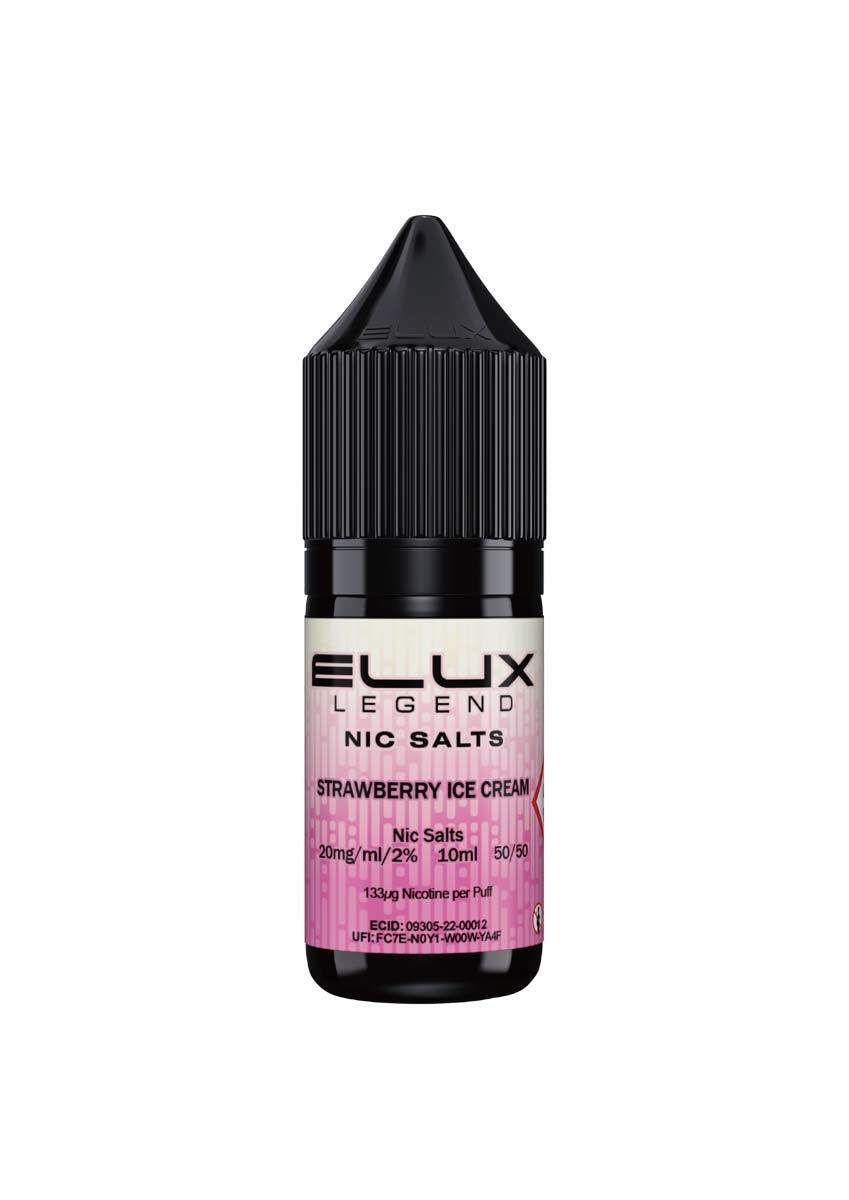 Elux Legend Nic Salts 20Mg Strawberry Ice Cream 20Mg