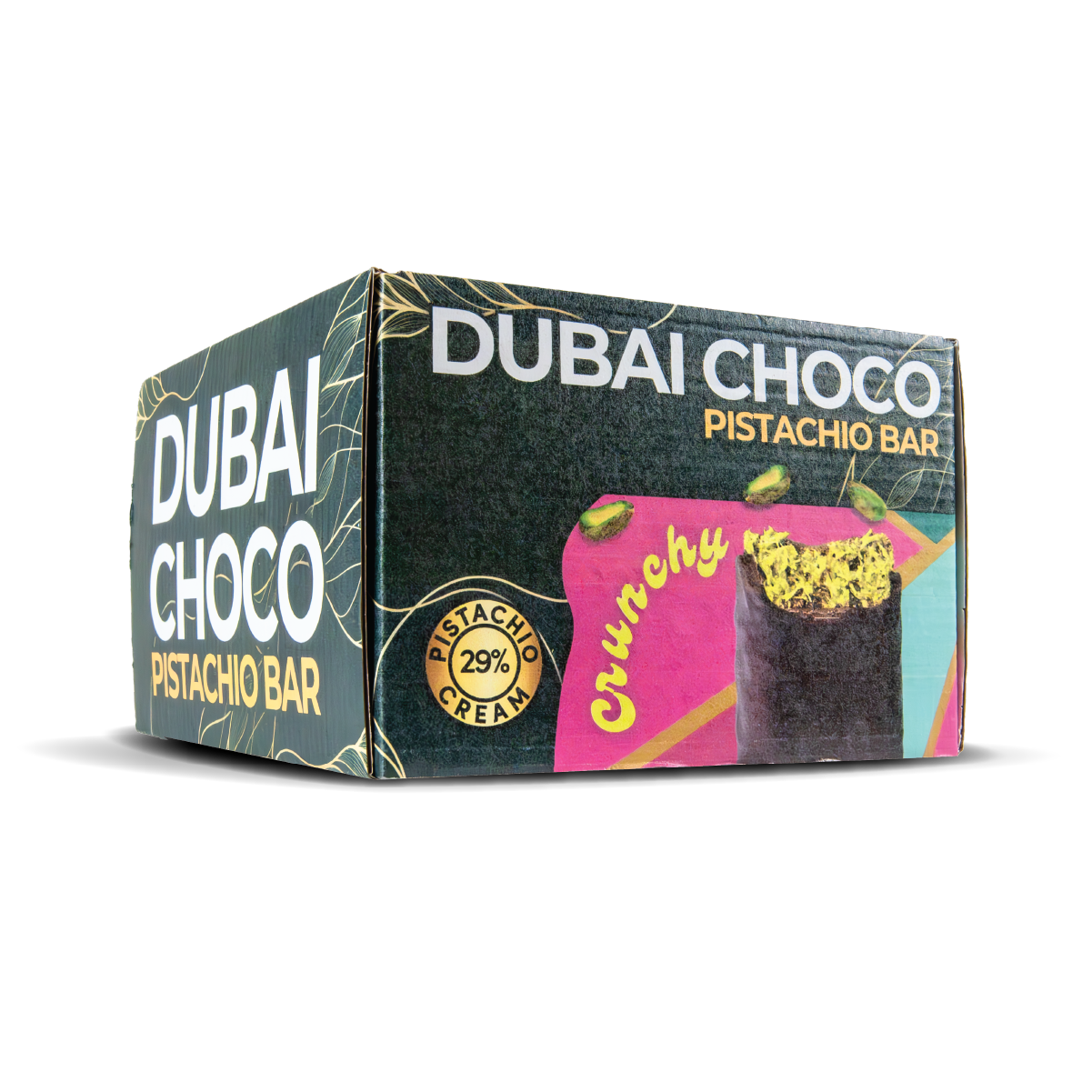 Dubai Choco: Pistachio Bar - 55g (25 Pack)