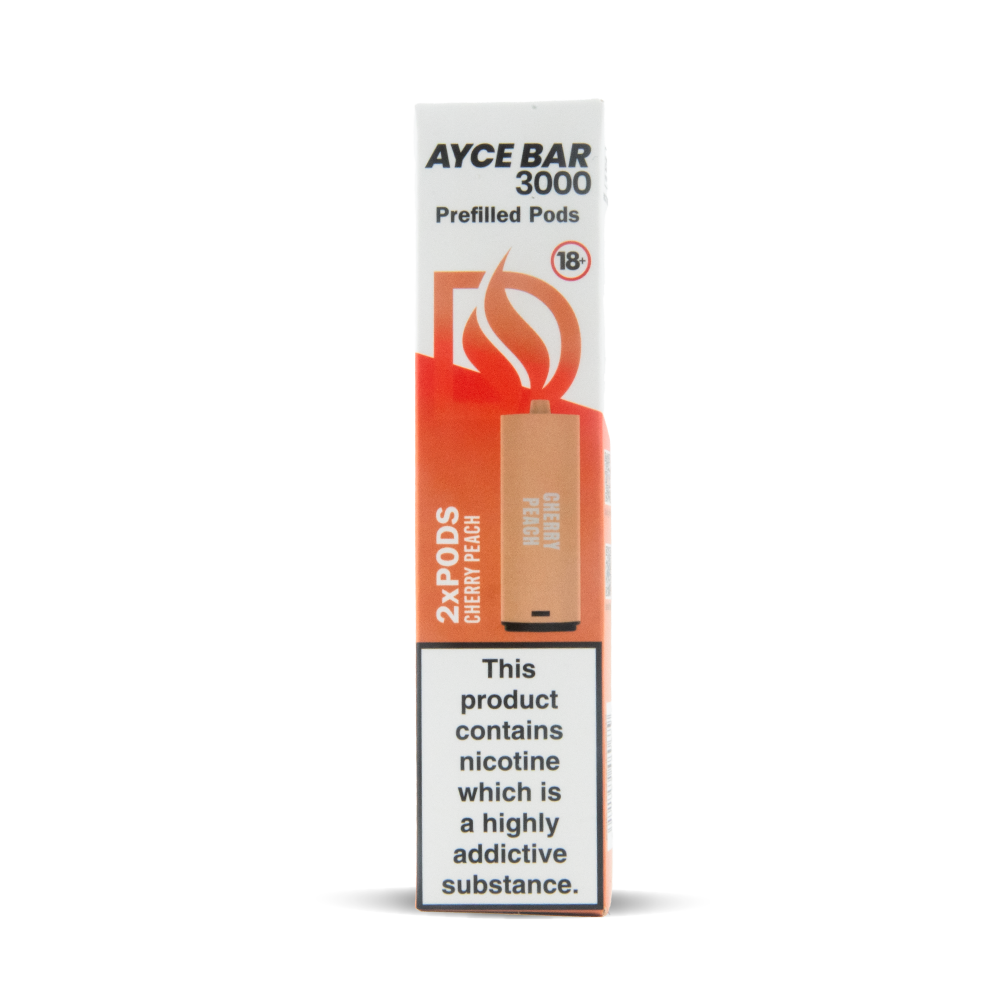 Dovpo Ayce Bar Pod Replacements (Twin Packs) Cdu 10 Cherry Peach Default Title