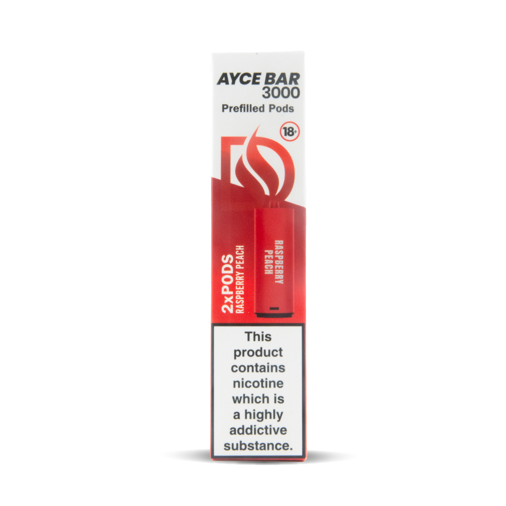 Dovpo Ayce Bar Pod Replacements (Twin Packs) Cdu 10 Raspberry Peach Default Title