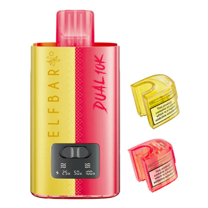 Elfbar Dual 10K Vape Pod Kit Raspberry Edition Default Title