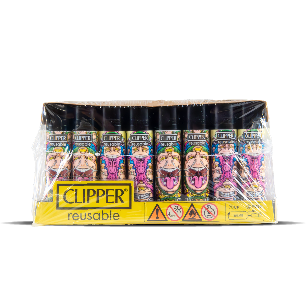 Refillable Clipper Lighters Psychedelic 2Nd Ed. Default Title