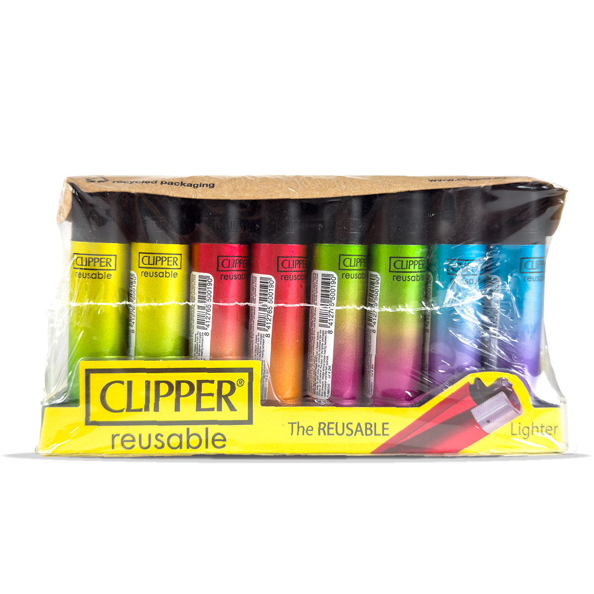 Clipper Lighter Crystal Gradient 40 Pcs