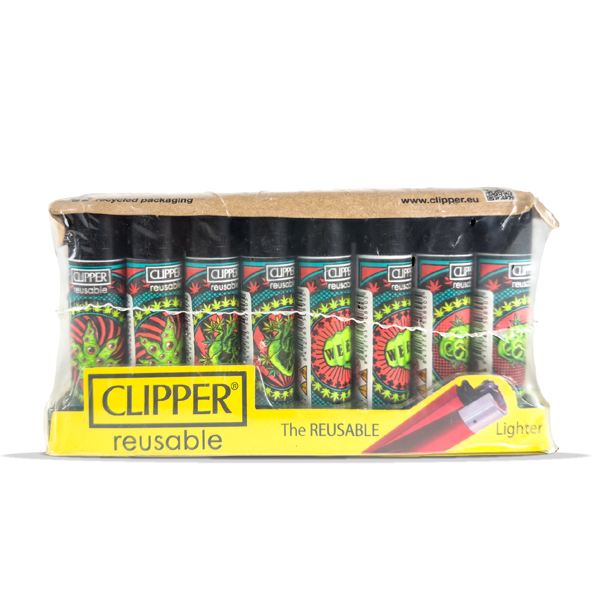Clipper Lighter Weed Billboard 40 Pcs