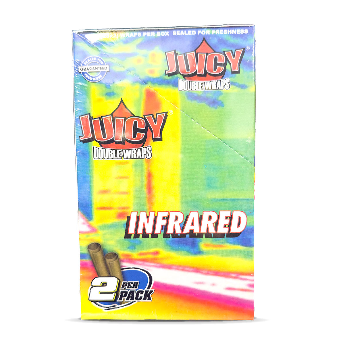 Juicy Jay's Double Blunt Wraps Triple-Dip: Infrared - 2 Wraps (25 Pack)