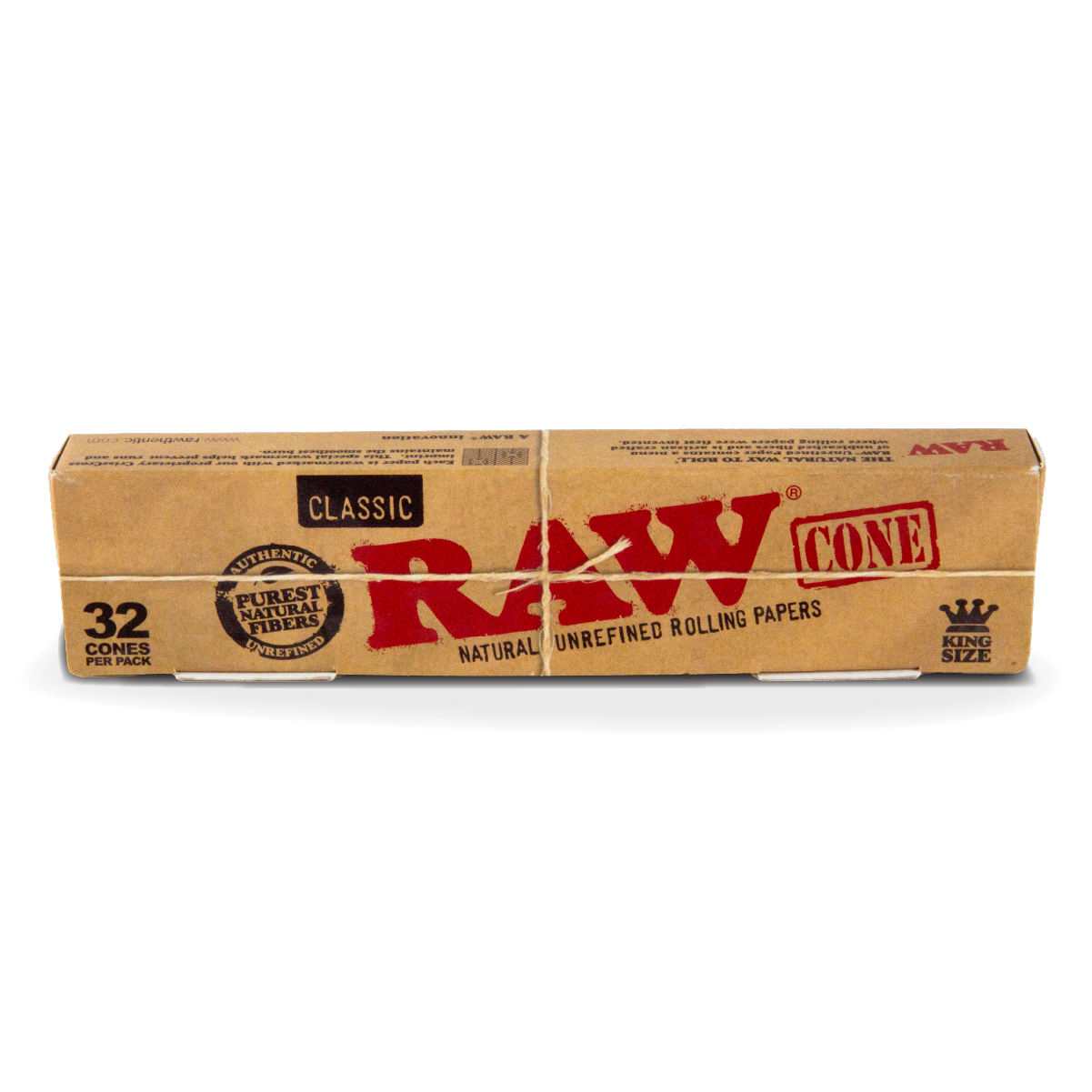 RAW Prerolled Cones: Classic - King Size (32 Pack)
