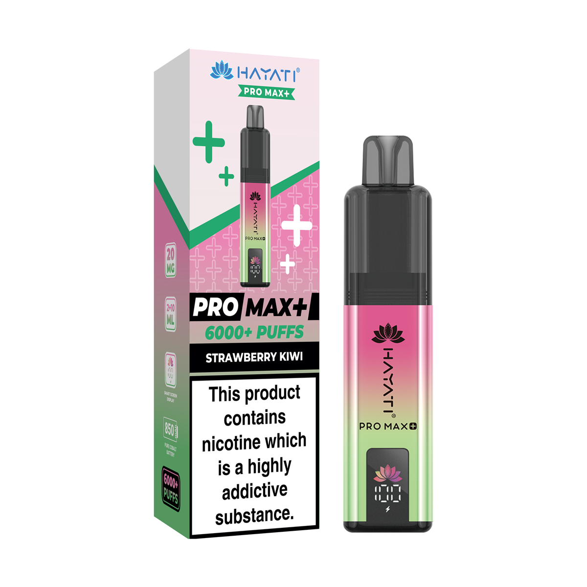 Hayati Pro Max Kit 6000 Vape Pod Kit Strawberry Kiwi Default Title