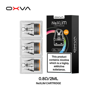 OXVA Xlim SS Pod Cartridges: 3 Pods - 0.8Ω