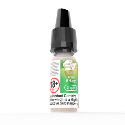 EV 10ml E-Liquids: Apple & Mango - 12mg Freebase (10 Pack)