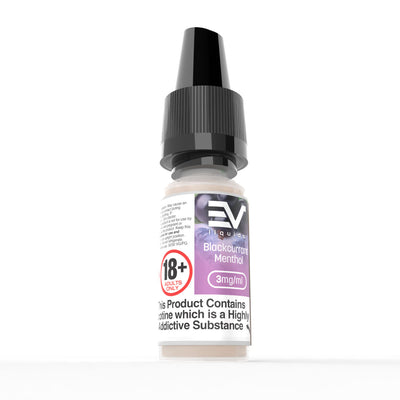 EV 10ml E-Liquids: Blackcurrant Menthol - 6mg Freebase (10 Pack)