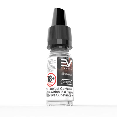 EV 10ml E-Liquids: Blackjack - 3mg Freebase (10 Pack)