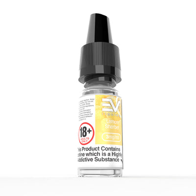 EV 10ml E-Liquids: Lemon Sherbet - 18mg Freebase (10 Pack)