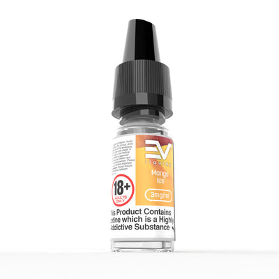 EV 10ml E-Liquids: Mango Ice - 18mg Freebase (10 Pack)