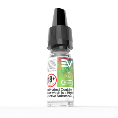 EV 10ml E-Liquids: Tutti Fruity - 6mg Freebase (10 Pack)