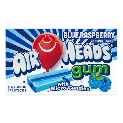 Airheads Gum: Blue Raspberry - 1.185oz (12 Pack)