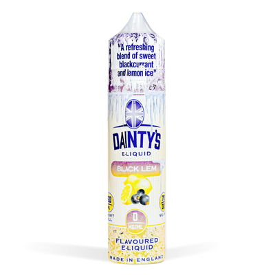 Dainty's 50ml E-Liquid Shortfills - Black Lem
