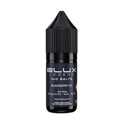 ELUX Legend Nic Salts: Blackberry Ice - 20mg (10 Pack)