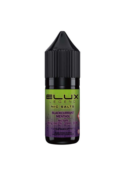 ELUX Legend Nic Salts: Blackcurrant Menthol - 20mg (10 Pack)
