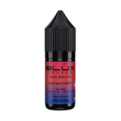 ELUX Legend Nic Salts: Blue Razz Cherry - 20mg (10 Pack)