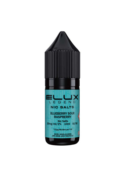 ELUX Legend Nic Salts: Blueberry Sour Raspberry - 20mg (10 Pack)