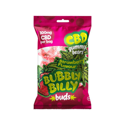 Bubbly Billy Buds CBD Gummies: Strawberry (Single Pack)