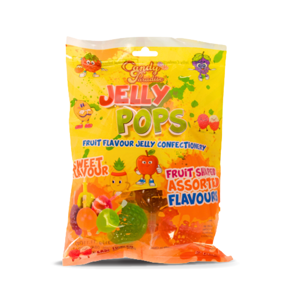 Candy Paradise Jelly Pops: Sweet Flavour - 315g (12 Pack)