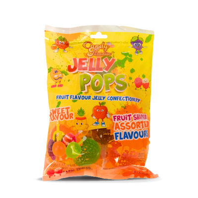 Candy Paradise Jelly Pops: Sweet Flavour - 315g (12 Pack)