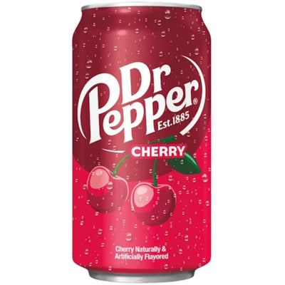 Dr Pepper USA Flavours: Cherry - 355ml Can (12 Pack)