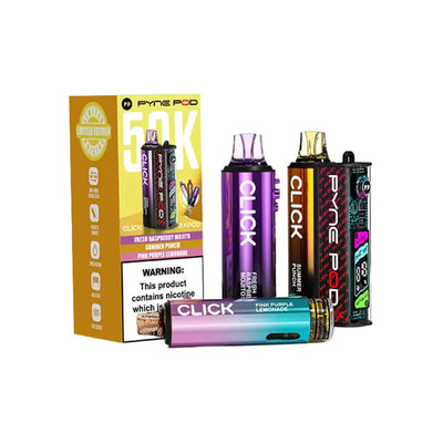 Pyne Pod Click 50K Pod Kits: Drinks Edition – 20mg (5 Pack)