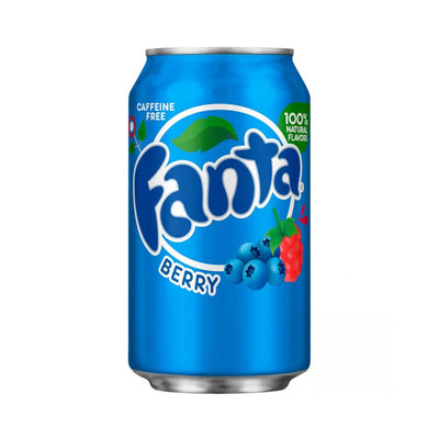 Fanta USA Flavours: Berry - 355ml Can (12 Pack)