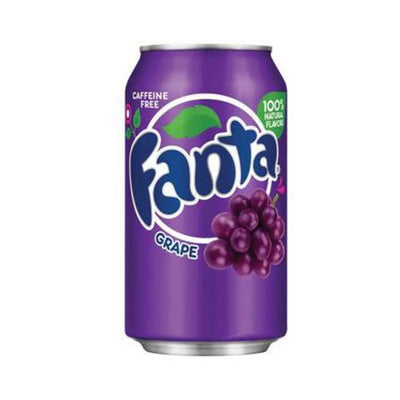 Fanta USA Flavours: Grape - 355ml Can (12 Pack)