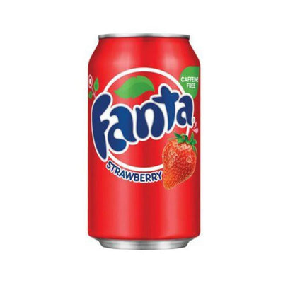 Fanta USA Flavours: Strawberry - 355ml Can (12 Pack)
