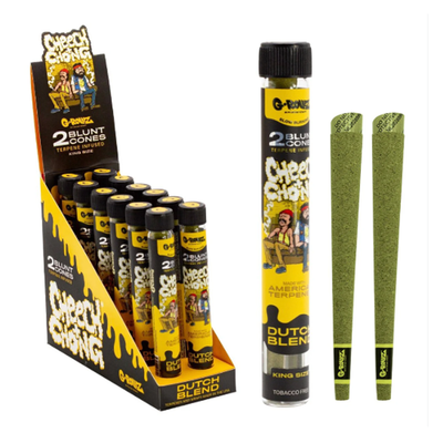 G-Rollz Terpene-Infused Pre-Rolled Blunt Cones 2-Pcs: Dutch Blend (12 Pack)