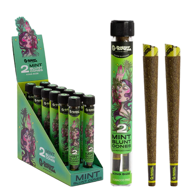 G-Rollz Blunts 2 Cones Mint Blunt 12 Pk
