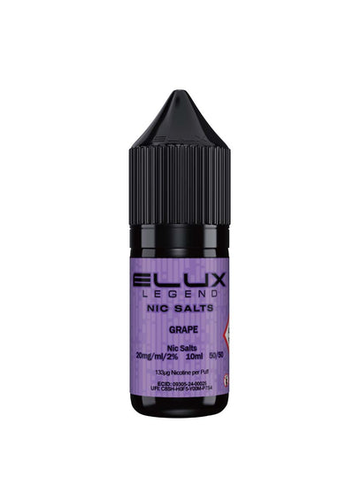ELUX Legend Nic Salts: Grape - 10mg (10 Pack)