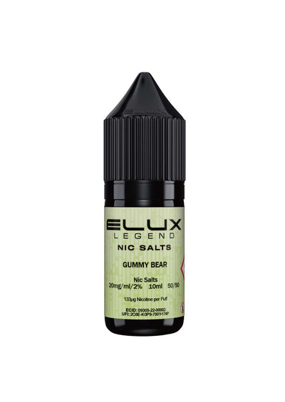 ELUX Legend Nic Salts: Gummy Bear - 20mg (10 Pack)