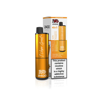 IVG 2400 4-in-1 Pod Kits: Exotic Edition – 20mg (5 Pack)