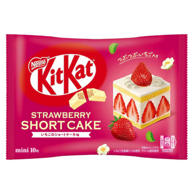 KitKat Chocolate Minis: Strawberry Short Cake (10 Pack)