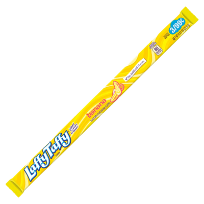 Laffy Taffy Rope Candy: Banana - 23g (24 Pack)