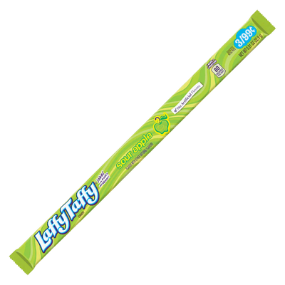 Laffy Taffy Rope Candy: Sour Apple - 23g (24 Pack)