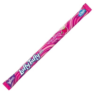 Laffy Taffy Rope Candy: Strawberry - 22g (24 Pack)