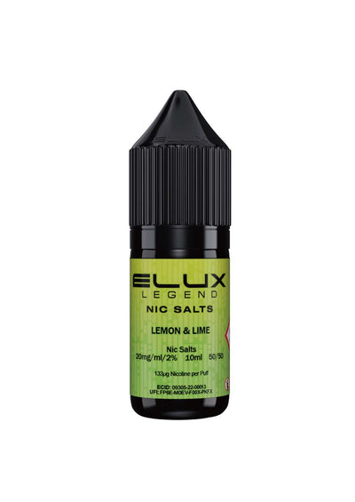 ELUX Legend Nic Salts: Lemon Lime - 20mg (10 Pack)