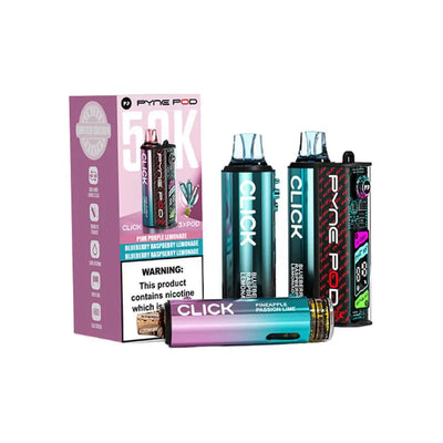Pyne Pod Click 50K Pod Kits: Lemonade Edition – 20mg (5 Pack)