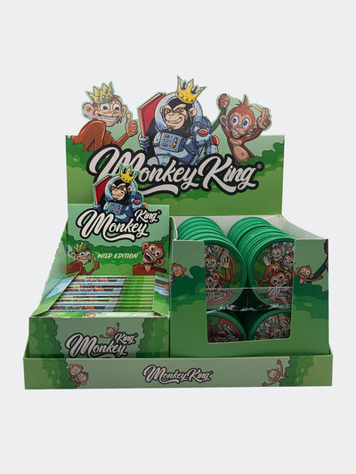 Monkey King Wild Pack: Grinders, Rolling Papers & Tips (24 Pack)
