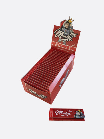 Monkey King Rolling Papers: Unbleached - Medium 1 1/4 (50 Pack)